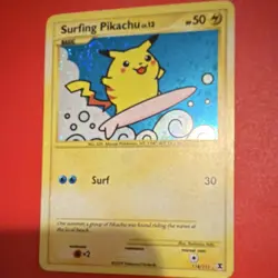 Wizards of the Coast Surfing Pikachu 28 Promo Holo 50 HP Pokemon TCG Card - Image 1