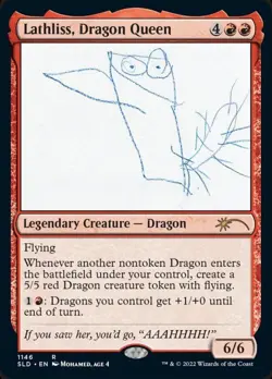 Lathliss, Dragon Queen (1146) -Foil Near Mint MTG Secret Lair - Image 1