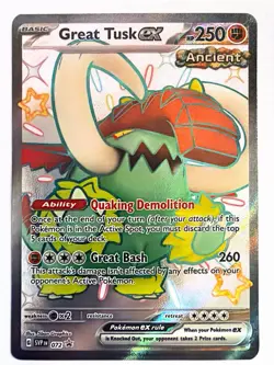 Great Tusk ex 072 Sv: Scarlet & Violet Promo Cards Holo - NM - Pokemon TCG - Image 1