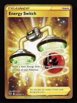 Energy Switch 212/195 Secret Rare Silver Tempest Pokemon Card - Image 1