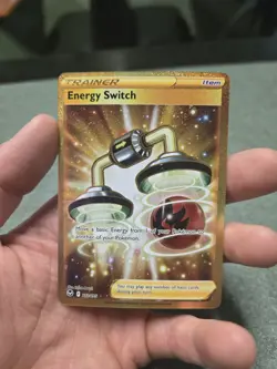Energy Switch 212/195 Secret Rare Silver Tempest Pokemon Card - Image 1