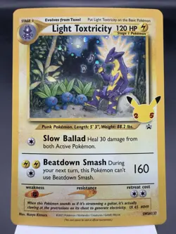 Light Toxtricity SWSH137 - Holo Rare - Sword & Shield Promo Pokemon Card NM - Image 1