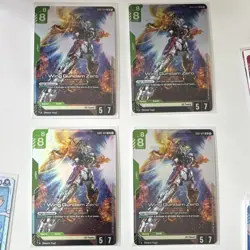 Bandai Gundam Card Game Wing Gundam Zero G001-024 Unit x4 English Regular - Image 1