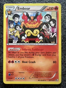 Emboar 27/113 Holo Rare Pokemon Card NM/LP - Image 1
