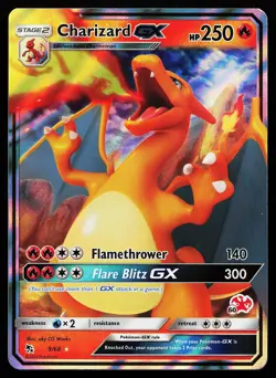 Charizard GX 9/68 (Charizard Stamped) 009/068 Holo Battle Academy Pokemon Card - Image 1