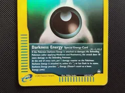 (MP) Darkness Energy 142/147 2002 Aquapolis Reverse Holo Pokemon Card - Image 4