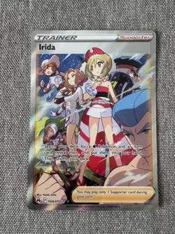Irida GG63/GG70 Crown Zenith Galarian Gallery Holo Card (Pokemon TCG) - Image 1