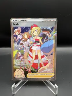Irida Ultra Rare Holo GG63/GG70 NM Crown Zenith: Galarian Gallery Pokemon Card - Image 1
