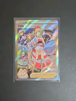 Irida GG63/GG70 Pokemon TCG Crown Zenith Ultra Rare Galarian Gallery Full Art NM - Image 1