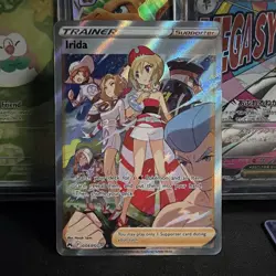 Pokemon TCG Irida GG63/GG70 Crown Zenith Galarian Gallery Full Art Holo - Image 1