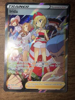 Irida GG63/GG70 Full Art Ultra Rare Crown Zenith: Galarian Gallery Pokemon TCG - Image 1