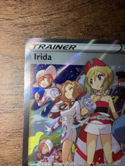Irida GG63/GG70 Full Art Ultra Rare Crown Zenith: Galarian Gallery Pokemon TCG - Image 2