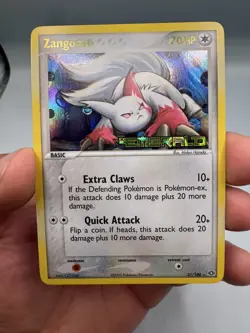 Pokemon 2005 Emerald Zangoose 21/106 Reverse Holo Stamped NM - Image 1