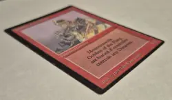 MISPRINT GOBLINS OF THE FLARG 1994 THE DARK MP COMMON MAGIC THE GATHERING ODDITY - Image 4