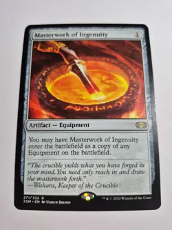 Magic the Gathering MTG - Masterwork of Ingenuity - Double Masters - NM - Image 1