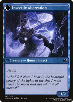 JP Delver of Secrets 47 Innistrad: Midnight Hunt Uncommon NM - Image 2
