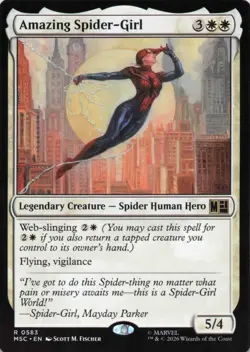 AMAZING SPIDER-GIRL 583 COMMANDER: MARVEL SUPER HEROES MTG NM/M - Image 1