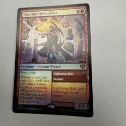 Emeritus of Conflict Foil 113 NM Secrets of Strixhaven MTG - Image 1