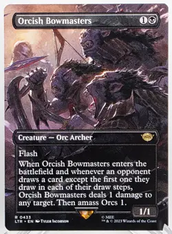 MTG Orcish Bowmasters (Borderless) 0433 - Universes Beyond (LTR) NM - Image 1
