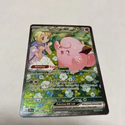 Pokemon Lillie's Clefairy ex 184/159 Journey Together SIR Special Illustration - Image 1
