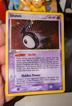 UNOWN T - T/28 - EX Unseen Forces - Holo Rare Pokemon Card TCG NM/LP - Image 1