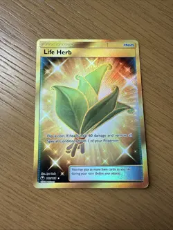 Pokemon TCG Life Herb Secret Rare Card 180/168 Celestial Storm Gold - Image 1
