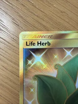 Pokemon TCG Life Herb Secret Rare Card 180/168 Celestial Storm Gold - Image 2