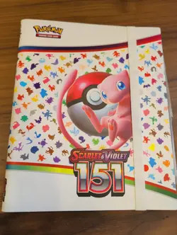 Pokemon TCG: Scarlet And Violet-151 Binder Collection Mew Binder Only - New - Image 1