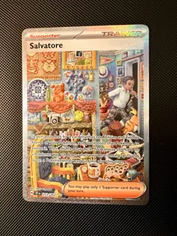 Pokemon - Salvatore 212/162 Pokemon TCG SIR Temporal Forces NM - Image 1