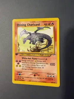 Pokemon 1. Edition Shining Charizard Neo Destiny 107/105 (ex AOG 5 Good) - Image 2