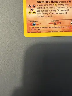Pokemon 1. Edition Shining Charizard Neo Destiny 107/105 (ex AOG 5 Good) - Image 4