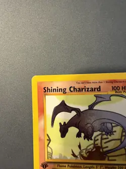 Pokemon 1. Edition Shining Charizard Neo Destiny 107/105 (ex AOG 5 Good) - Image 5
