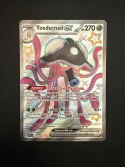 NM Toedscruel ex 213/091 Paldean Fates Shiny Ultra Rare Pokemon Card - Image 1