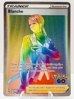 Pokemon Blanche 082/078 Pokemon GO SECRET RARE TRAINER - Image 2