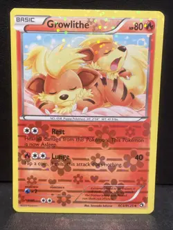 Growlithe - RC4/RC25 - Pokemon Legendary Treasures Radiant Collection Card NM - Image 1