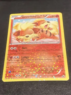 Growlithe - RC4/RC25 - Pokemon Legendary Treasures Radiant Collection Card NM - Image 3