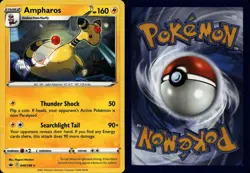 AMPHAROS 049/198 Pokemon Card Chilling Reign Near Mint - Image 3