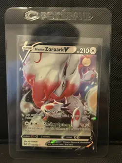 Hisuian Zoroark V 146/196 Holo V Rare Lost Origin Pokemon NM - Image 1