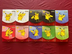Pokemon 25th Anniversary McDonalds Full Pack Art Set - 1-10 Pack RARE Opened - Image 1