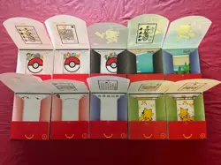 Pokemon 25th Anniversary McDonalds Full Pack Art Set - 1-10 Pack RARE Opened - Image 2