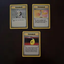 Vintage Pokemon Trainer Card Lot WOTC Professor Oak Devolution Spray Lass - Image 2