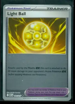 Pokemon LIGHT BALL 191/217 - Ascended Heroes - Rev Holo - MINT - Image 1