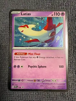 Latias (Cosmo Holo) 139 Holo Promo Scarlet & Violet Promo Pokemon Holo Near Mint - Image 1