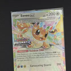 Pokemon TCG EEVEE ex Prismatic Evolutions Stamp #075/131 - Image 3