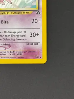 Pokemon TCG: Espeon - 1/75 Neo Discovery Holographic Rare [LP] - Image 5