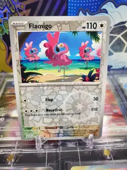 Flamigo 165/198 Reverse Holo Uncommon Pokemon TCG Scarlet & Violet Base Set - Image 1