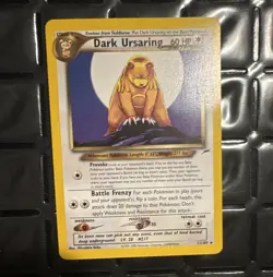 Nintendo Dark Ursaring Neo Destiny 21/105 Holo Rare English 60HP 2000 - Image 1
