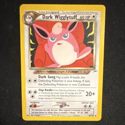 The Pokemon Company Dark Wigglytuff Neo Destiny 40/105 Unlimited Uncommon 60HP - Image 1