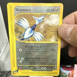 Pokemon Co. Skarmory 97/144 Skyridge 2003 Common Regular e-Reader 60 HP ENG - Image 1
