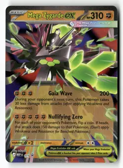 Mega Zygarde ex 071 Holo Promo ME: Mega Evolution Promo Pokemon Near Mint - Image 1